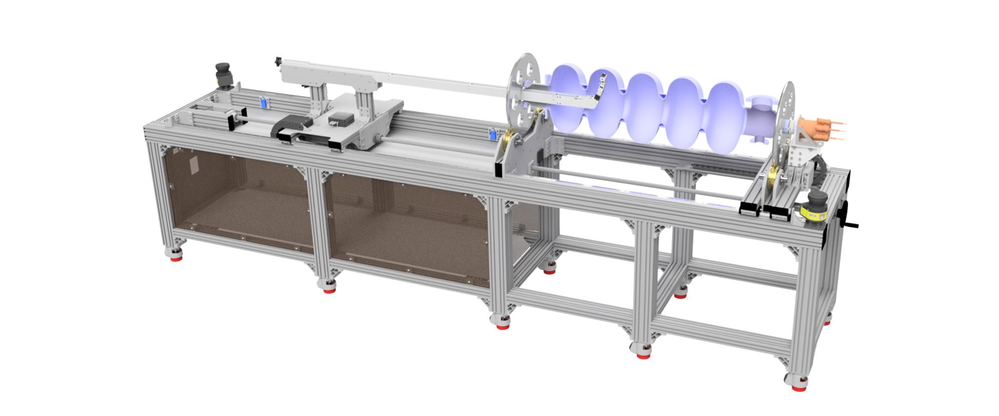 Automated Robotic Inspection System (ARIS) mechanical design (Image: CERN).