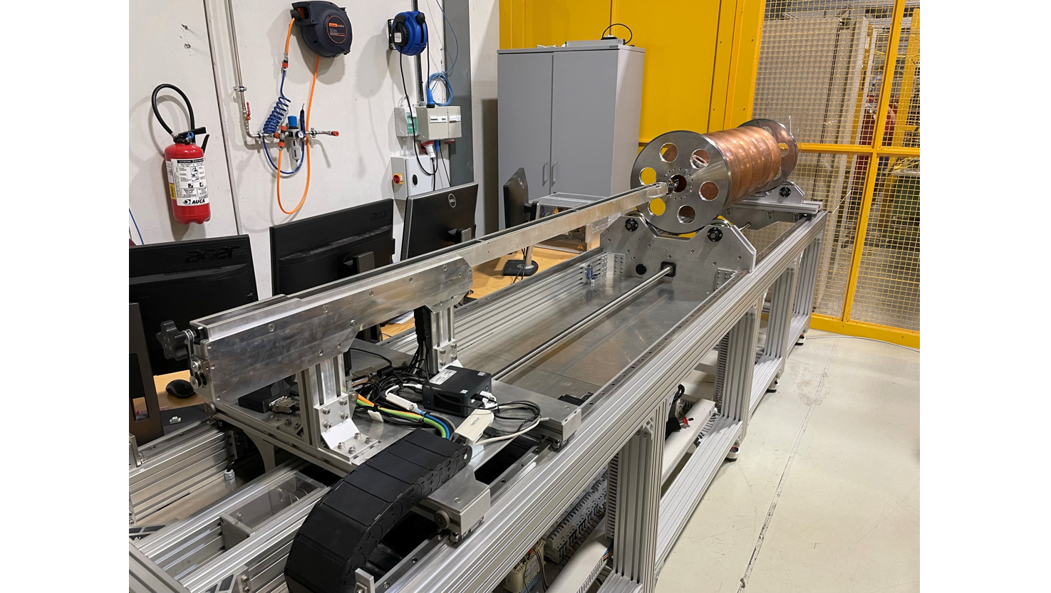 Automated Robotic Inspection System (ARIS) mechanical design (Image: CERN/Sergio Di Giovannantonio).