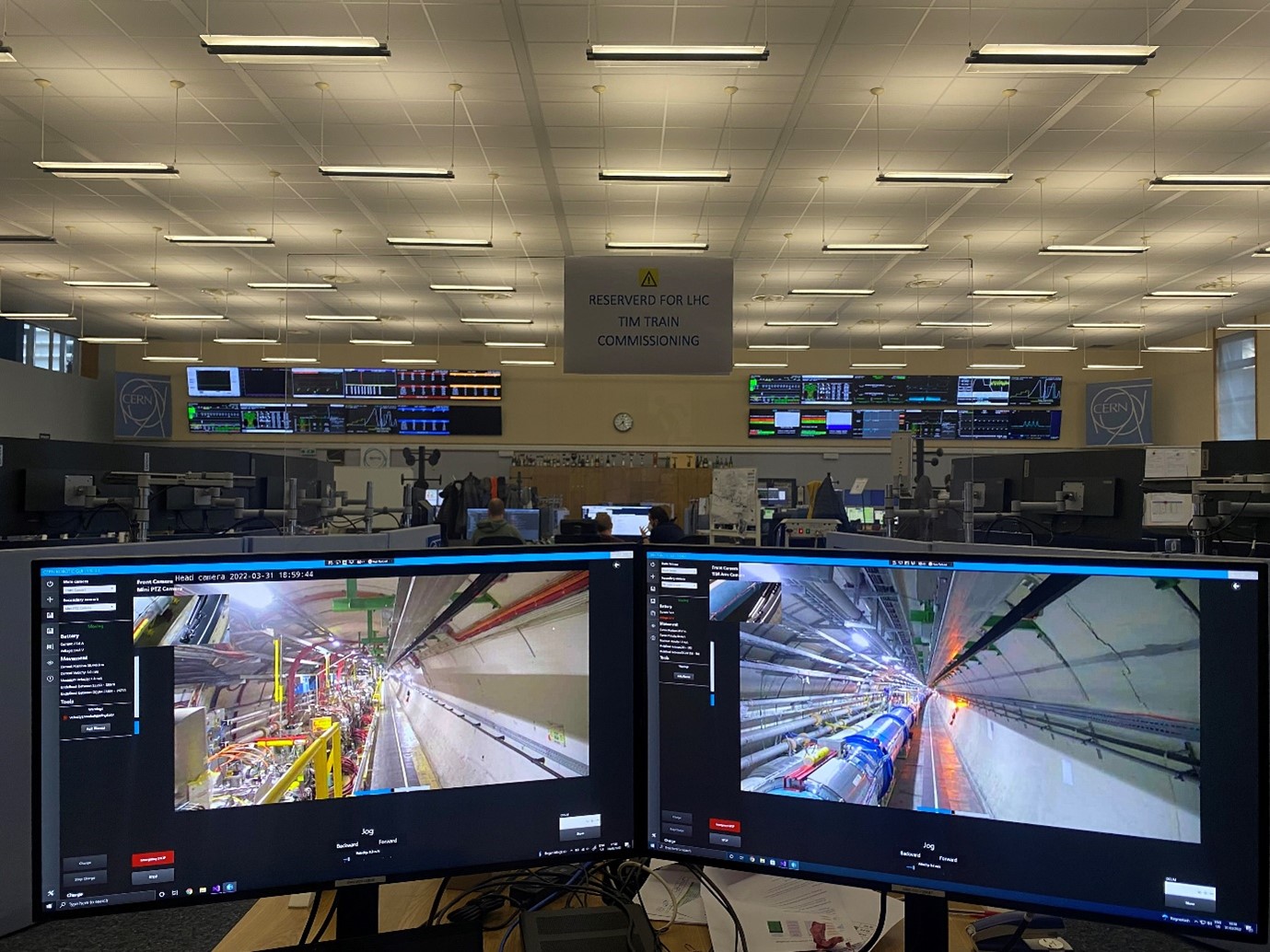 Control interfaces for 2 TIMs in the CCC used by BE-CEM-MRO operators