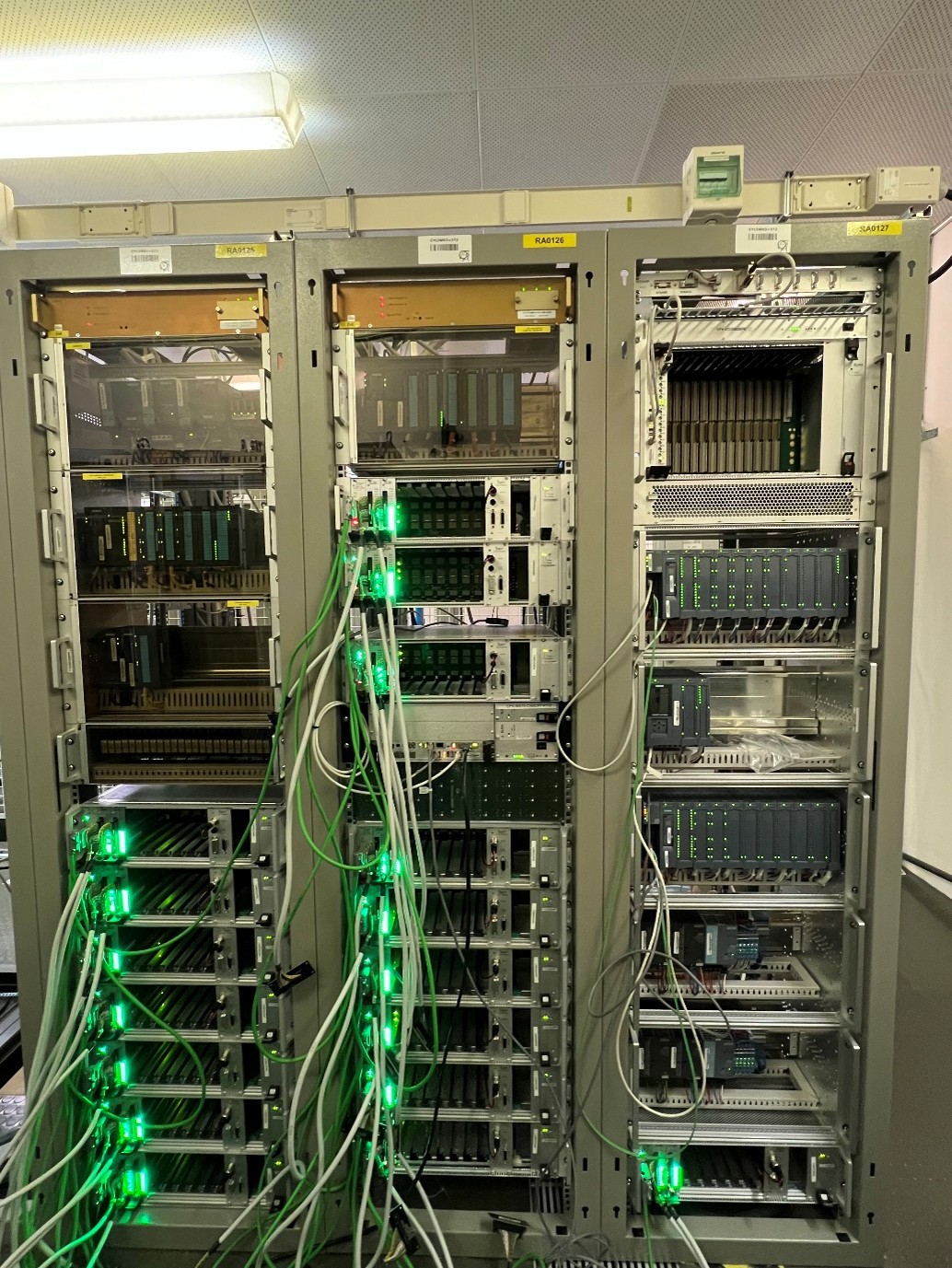 Distributed I/O Tier pilot deployment for Warm magnet Interlock Controller v2