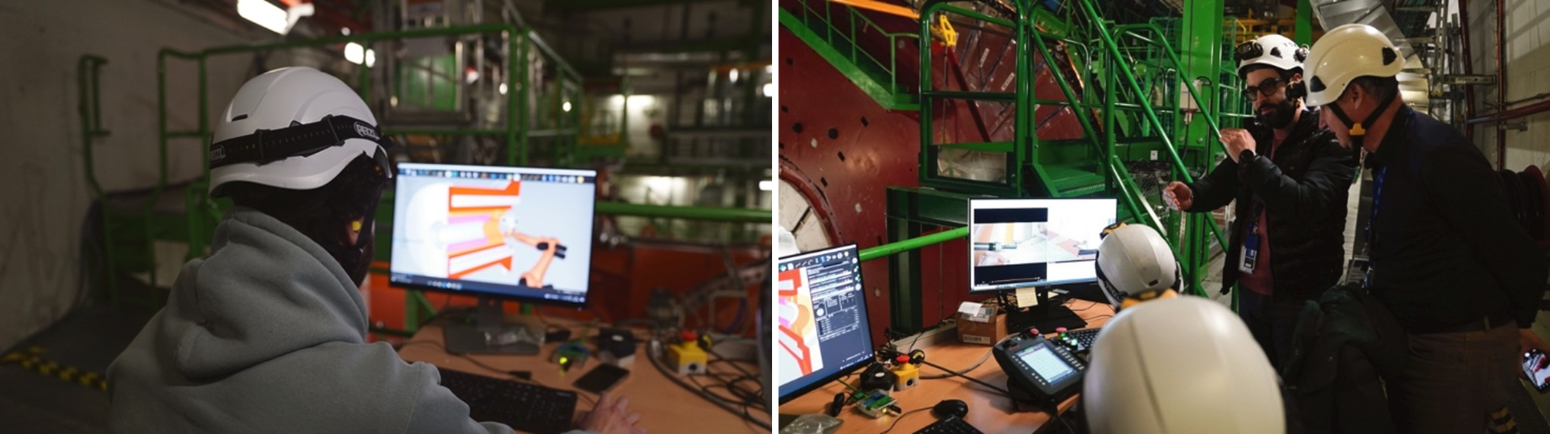 Remote supervision of the robotic task.