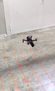 Testing the drone in the 927 Robotics Workshop and MockUp Area picture 1