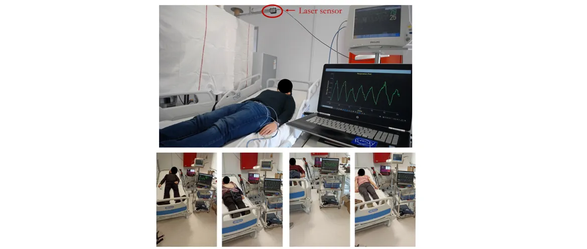 Preliminary measurements trials on healthy volunteers (Image: CERN).