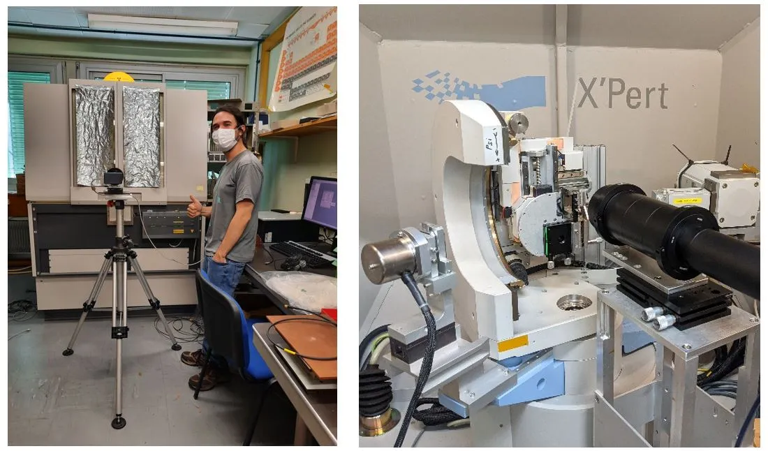 EN-EP  X-Pert Panalytical machine, adjusted to hold our crystal with an external autocollimator
