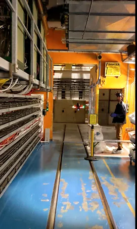 Expert BE-CEM-MRO Operator Francesco Riccardi flying the drone picture 2