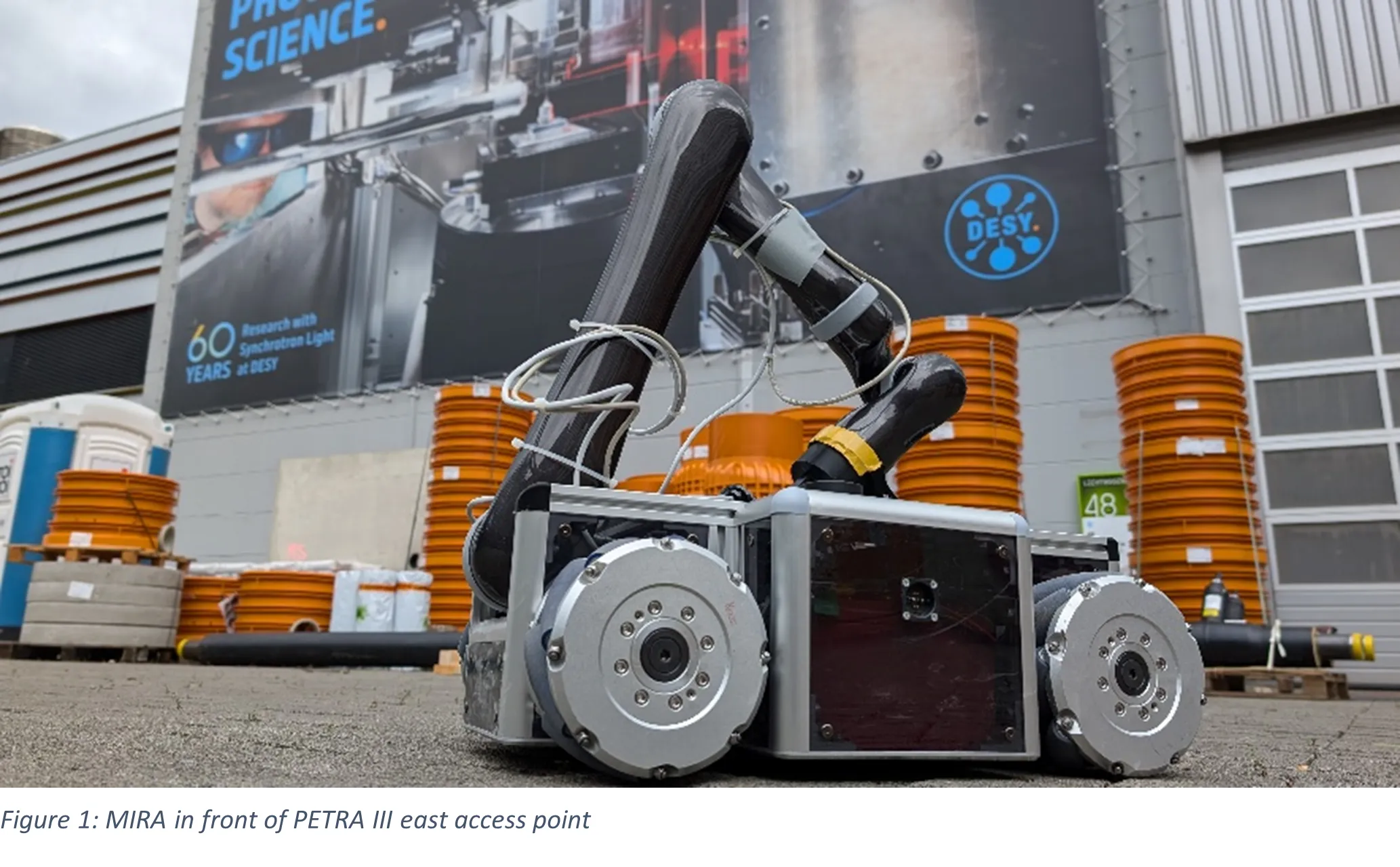 CEM Robot in Test Operation at DESY