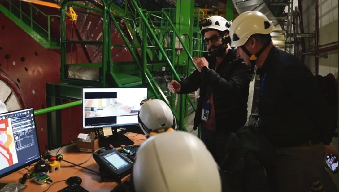 Remote supervision of the robotic task.