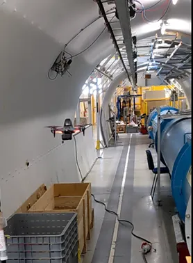 Drone 3D Visual Inspection in the North Area TCC2
