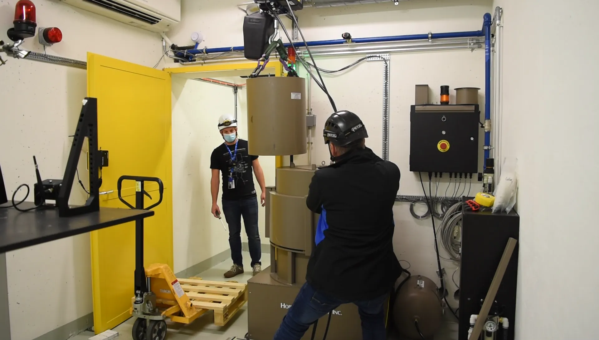 The new Co60 source in the CC60 facility at CERN.